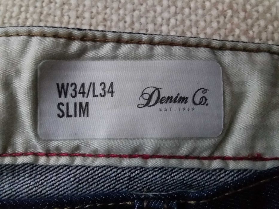 Denim Co джинсы selvedge denim W34/L34 (48-50).