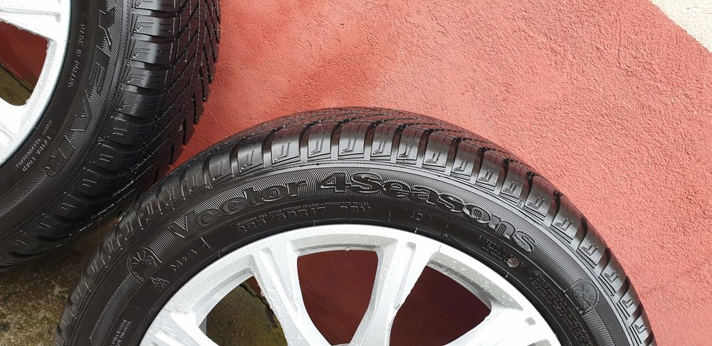 Koła Felgi Zima Audi A4 B9 5x112 Goodyear Vector 4Seasons 225/50 R17