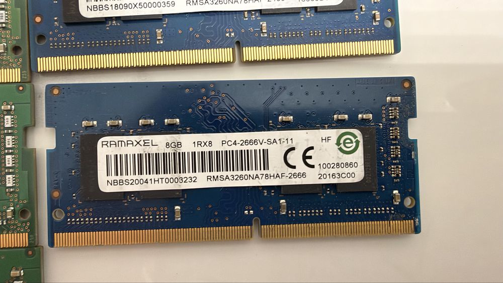 Оперативна память 8gb DDR4 SO-DIMM для ноутбуків