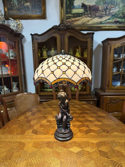 Настільна лампа в стилі Тіффані світильник 7267