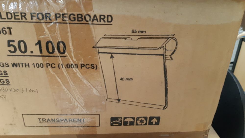 Etiqueta Porta-Preços PVC transparente - Baixa de preço!!