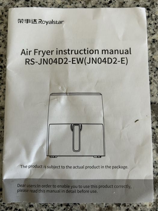 Air Fryer Royalstar Digital 3.5 L 1250 W