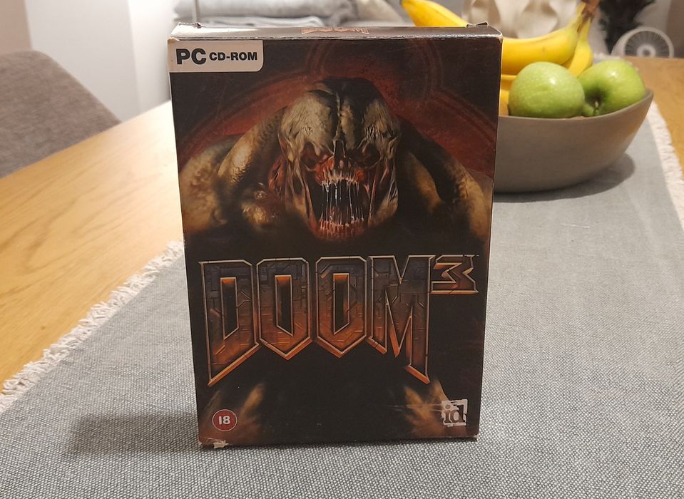 PC jogo DOOM 3 para coleção