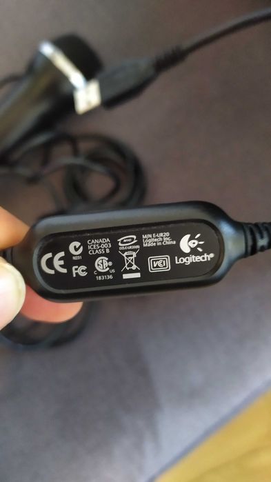 Mikrofon USB Logitech EA Games do konsoli komputera karaoke E-UR20