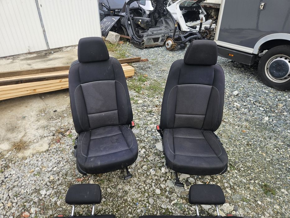 Fotele kanapa Bmw 1 E81 E82 podgrzewane KOMPLET boczki tapicerka salon
