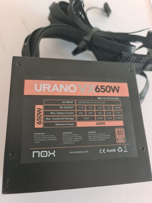 Fonte atx nox 650w