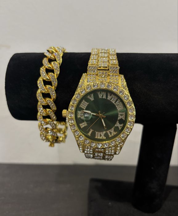 Relogio pulseira e corrente