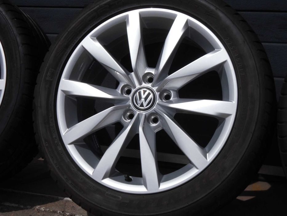 Koła letnie aluminiowe 17 5x112 oryg Vw Golf VII 5N VIII VI Caddy Touran I