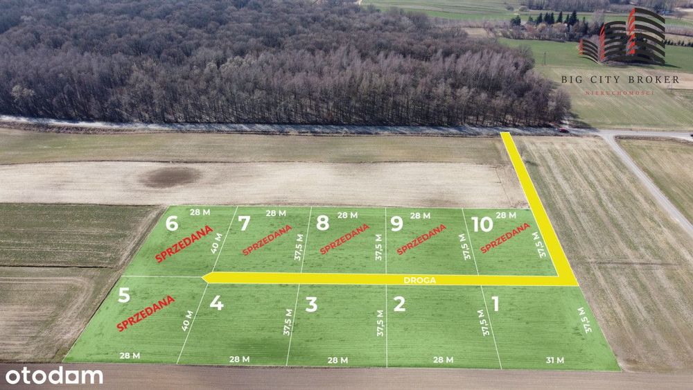 Działka Budowlana W Motyczu - 10 Arów