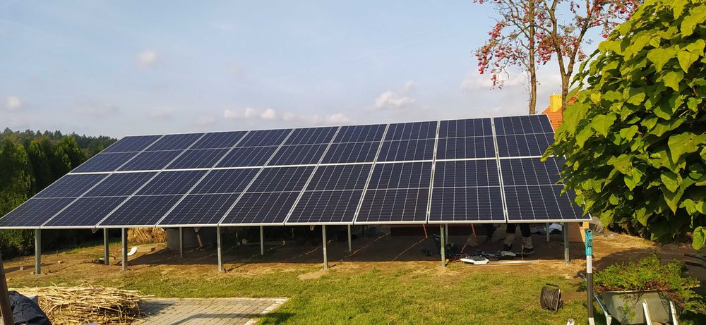 fotowoltaika 9,2kW na gruncie