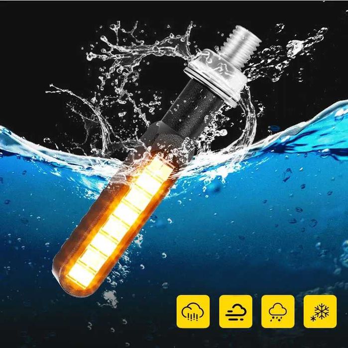 Conjunto Piscas LED Dinâmicos com Luz de Presença