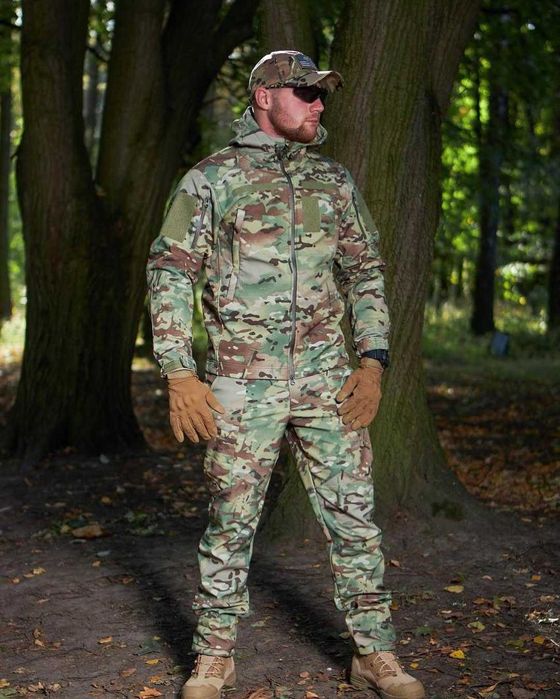 Костюм Multicam Soft Shell | Тактичний, Армія, Полювання