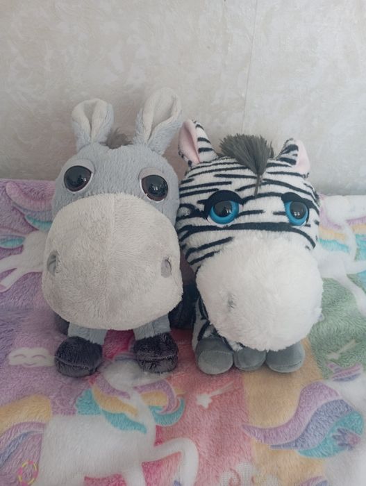 М'які осел зебра Big Headz