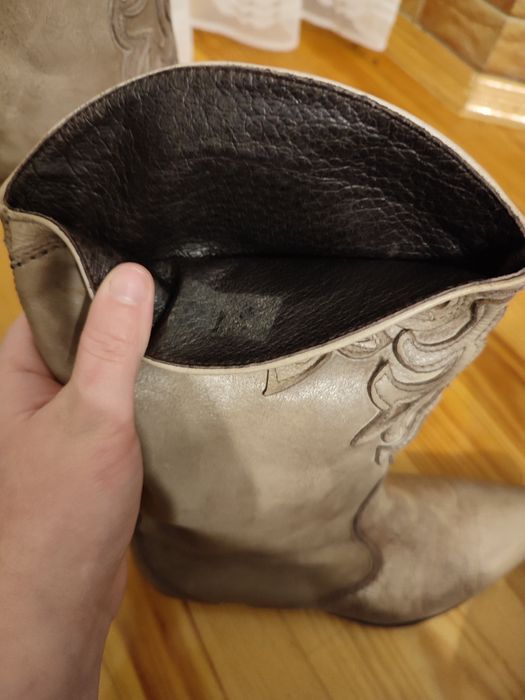 Чоботи козаки вінтажні Cavalli original Сапоги