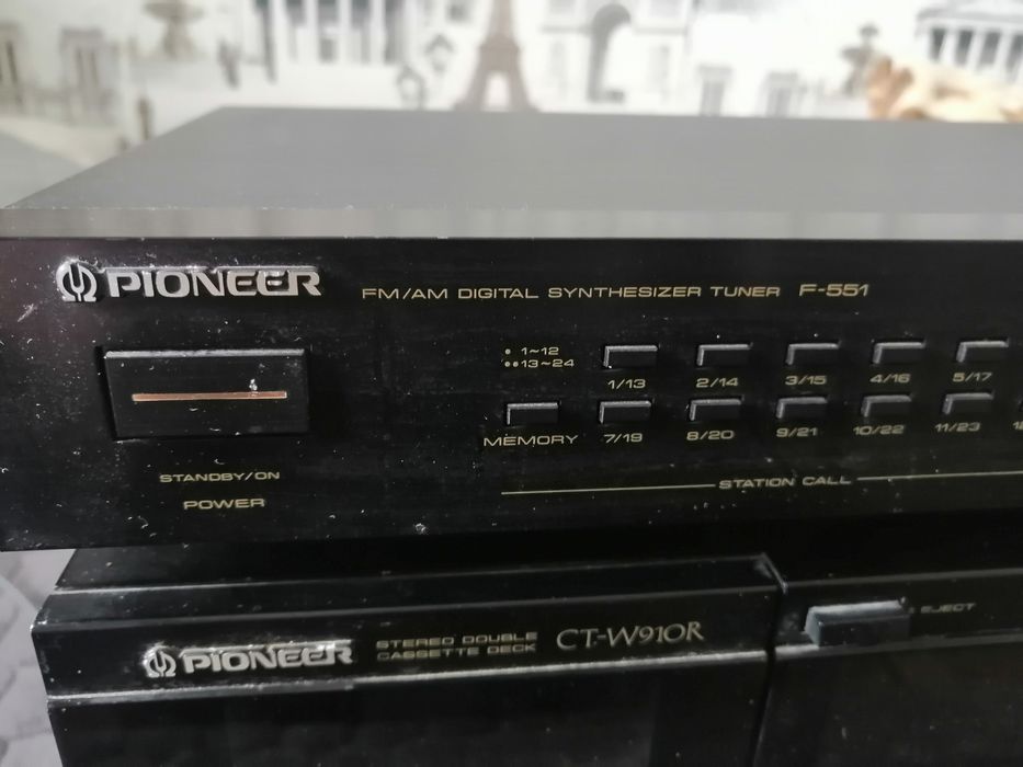 Продам комплект Pioneer  усилитель a550r деки pioneer ct w 910 тюнер F