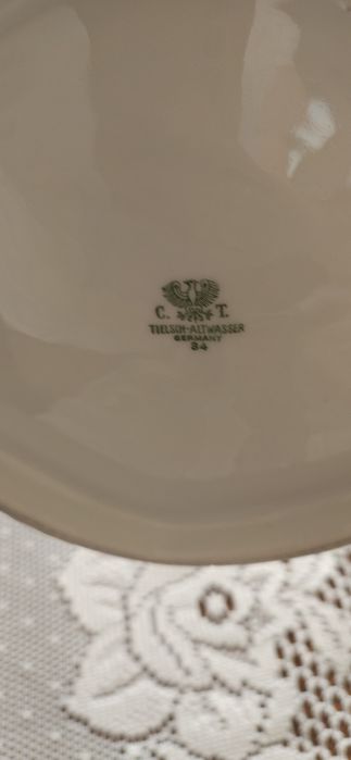 Przecudna duża patera owocarka CT Carl Tielsch