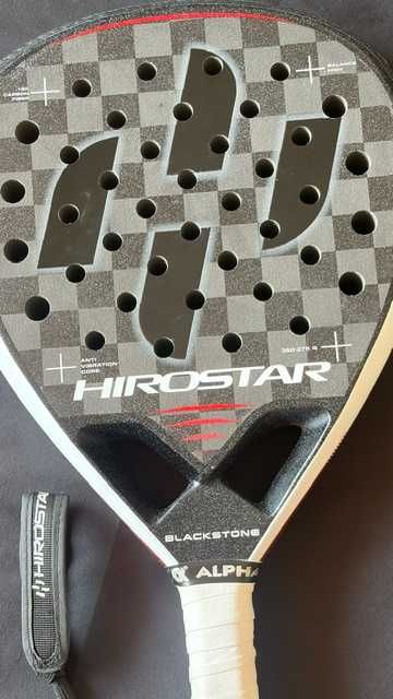 Raquete de Padel Hirostar Blackstone Alpha – Como Nova!