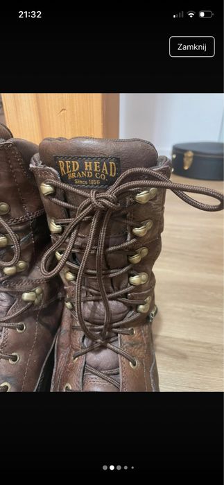 Buty trapera Gore Tex 45 Red Head duck