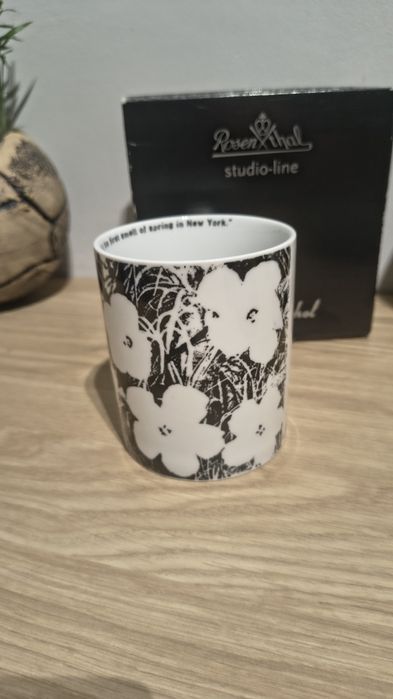 Kubek Rosenthal Studio-Line Andy Warhol FLOWERS Pop Art Vintage z Pudełkiem
