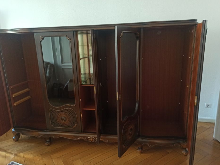 Ścianka drewniana - antyk