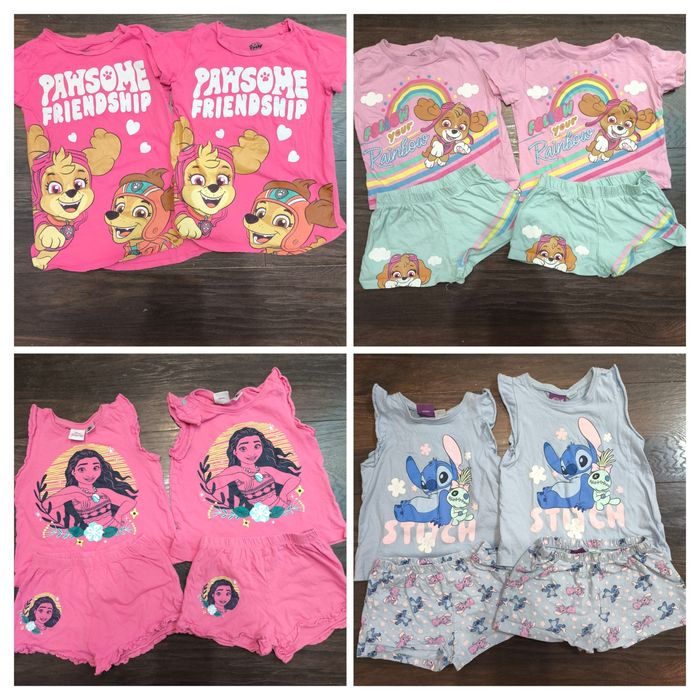 Zestaw pizamek 98/104 bliźniaczek. Super cena