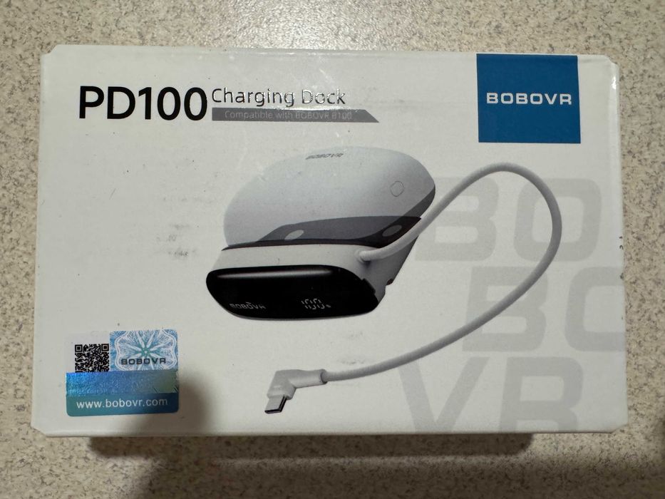 BOBOVR PD100 2-in-1 Charging Dock & 30W USB-C PD Power Bank for B100