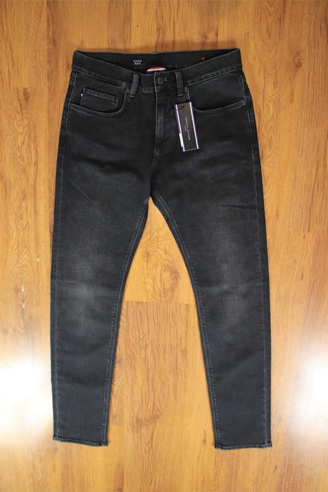 Spodnie Tommy Hilfiger r. 30/32 szare jeans męskie bawełniane nowe z metką