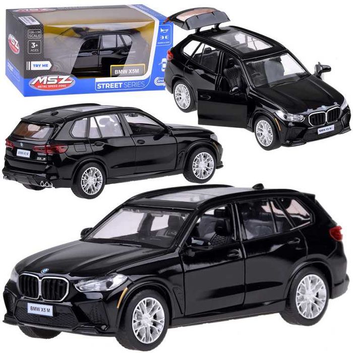 Kolekcjonerski model BMW X5M metalowe autko światło dźwięk ZA5050