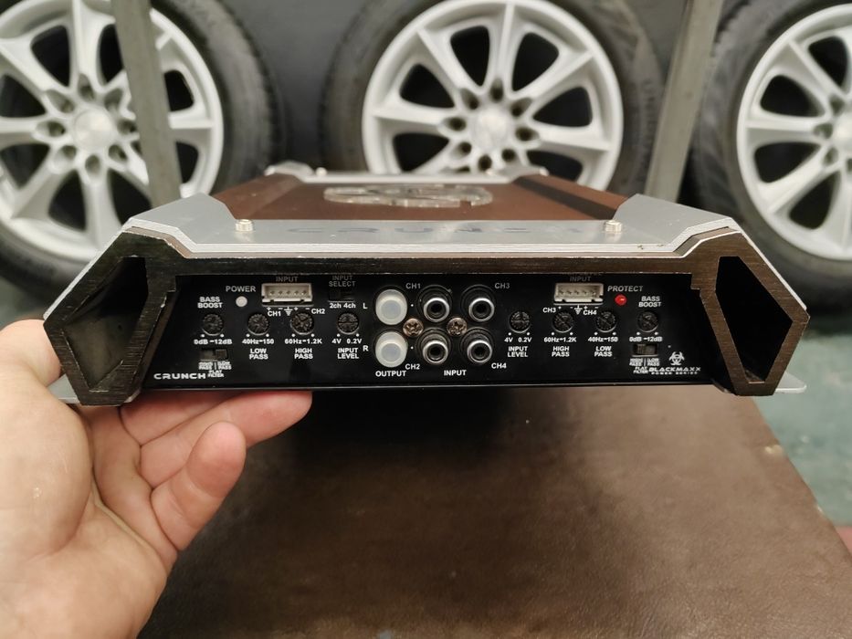 Авто аудио усилитель 4х канальный Crunch blackmaxx mxb 4150i: 6