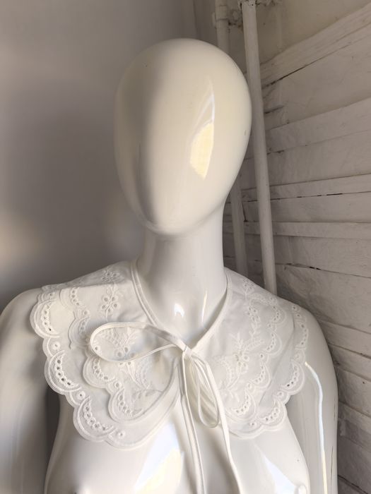 Viralowy haftowany kołnierz damski boho