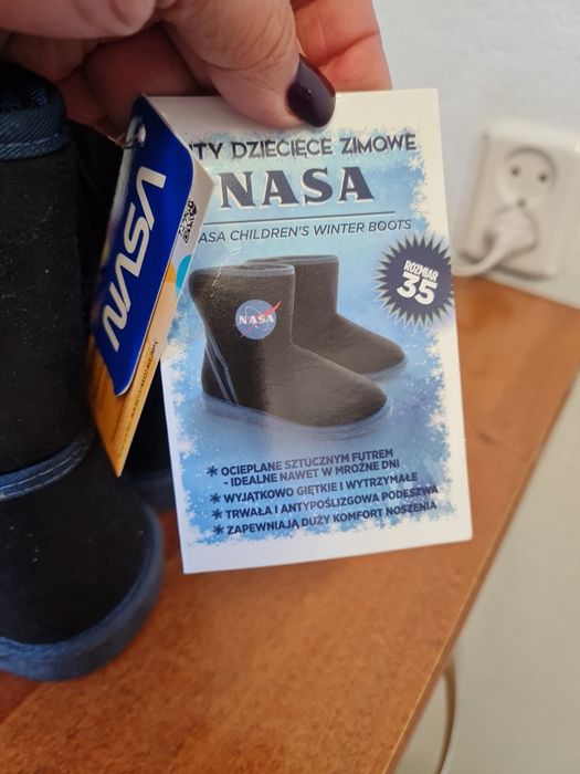 Buty zimowe chłopięce 35 roz