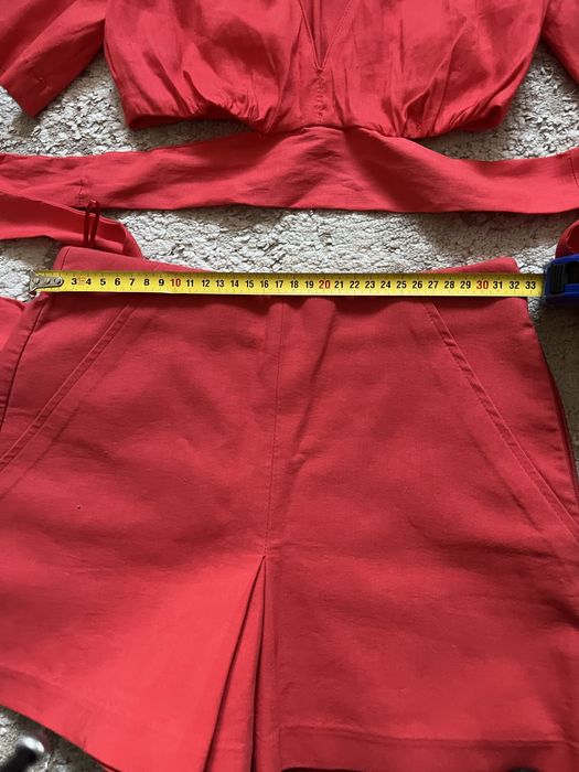 Костюм zara,шорти-спідниця і топ xs