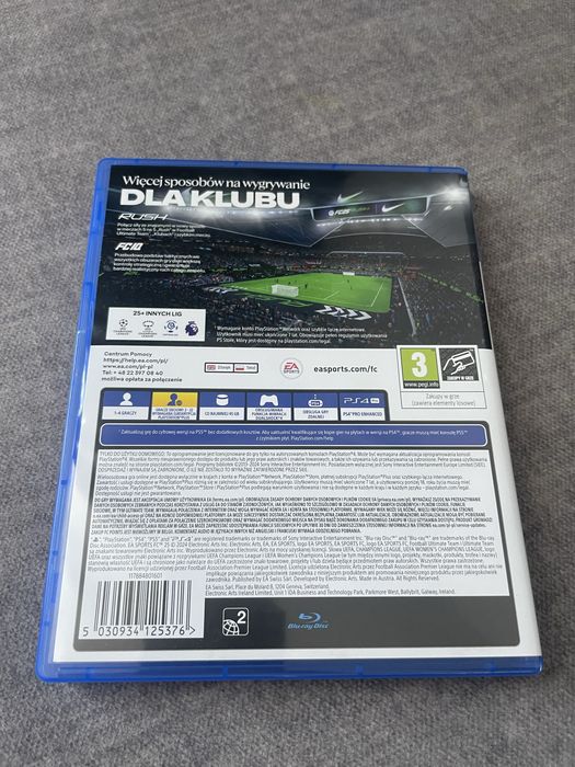 Диск FC 25 на PS4