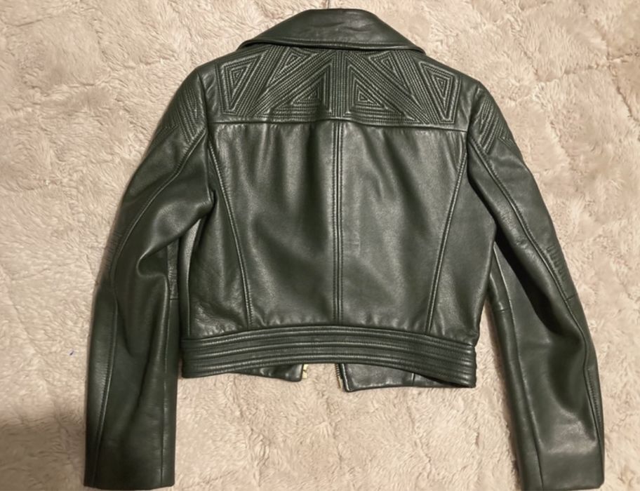 Kurtka skórzana Versace