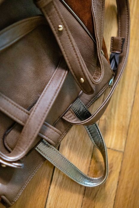 mochila Zyria de pele