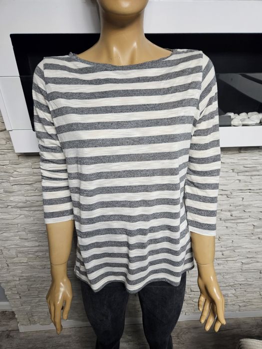 Przepiekna bluzka z rozciętymi plecami w paski Tesco F&F rozmiar 38