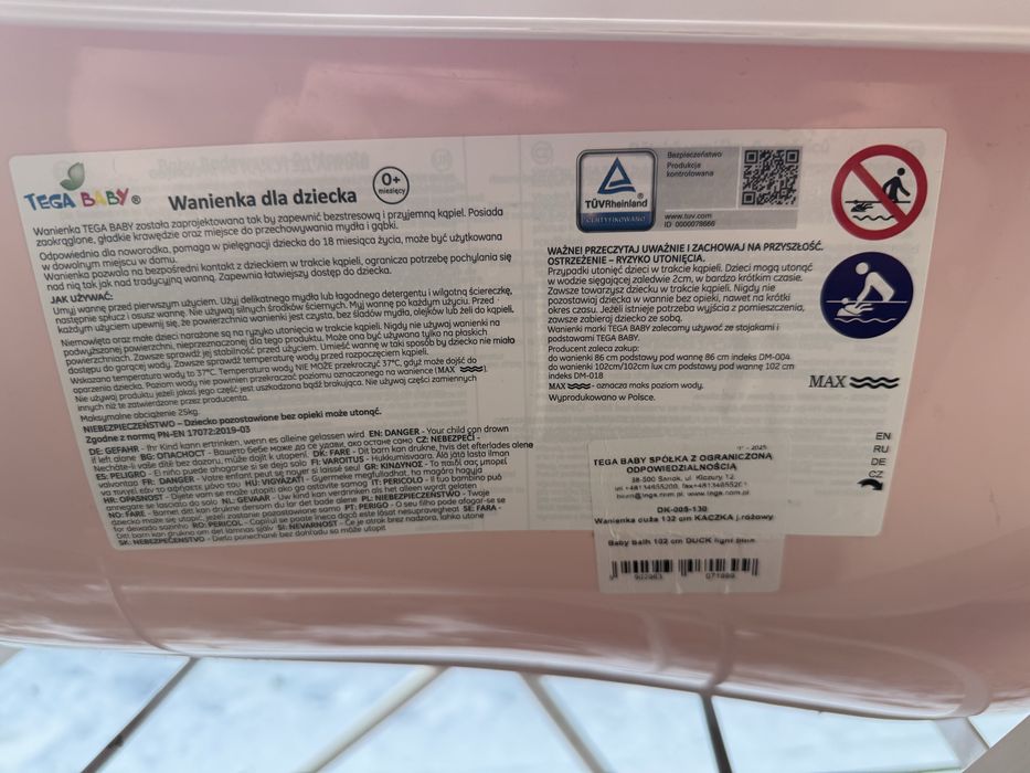 Wanienka ze stelażem