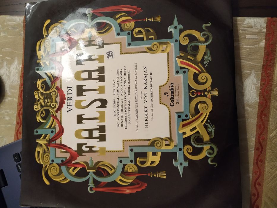 Disco Vinil Falstaff de 1957