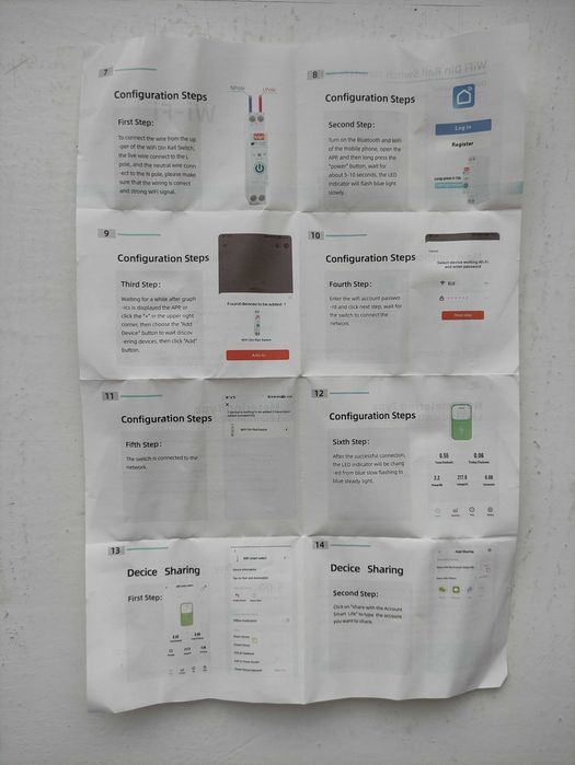 Умный Wi-Fi Автоматический Выключатель TOB9-VAP 1А-63А с энергомонитор