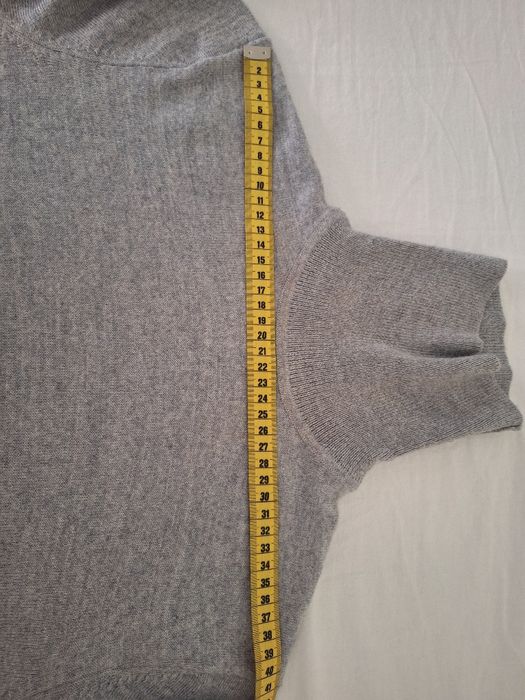 Golf męski -wełna, akryl M  szary