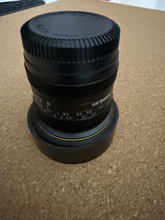Objetiva Kamlan 15mm f/2.0 Micro 4/3 (MFT) manual