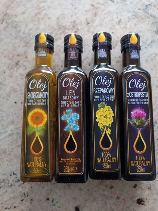 Olej tłoczony  na zimno