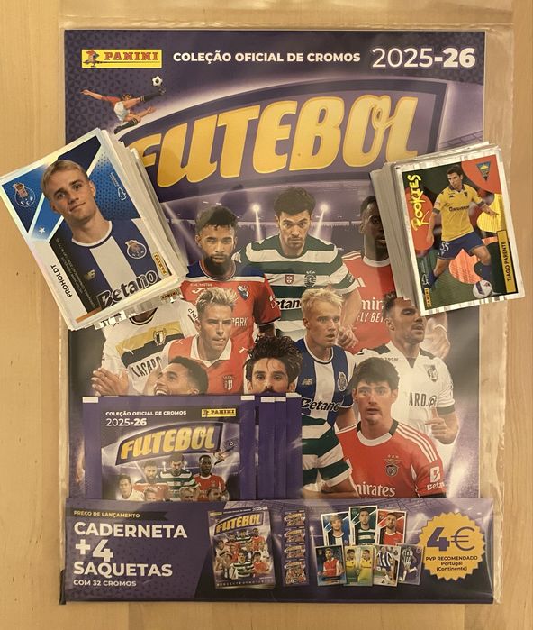 Coleção Completa Liga Portuguesa de Futebol Betclic 2025-26 Panini