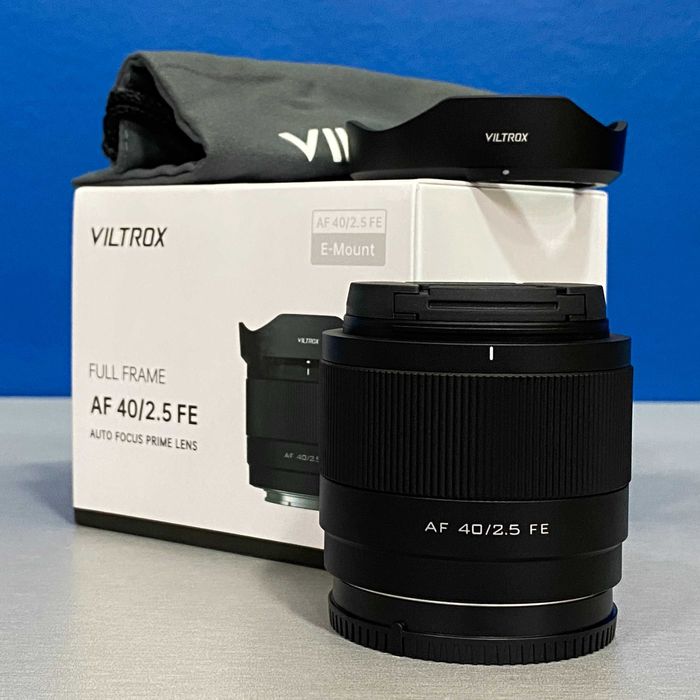 Viltrox AF 40mm f/2.5 STM ASPH (Sony FE) - NOVA - 3 ANOS DE GARANTIA