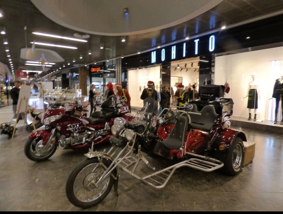 Trajka, trike, motocykl 3 kołowy boom family