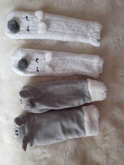 Meias/Pantufas Natura Coelho/Urso