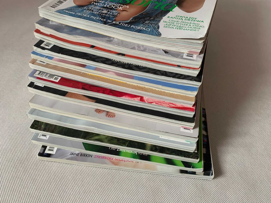 zestaw magazynów czasopism Elle archiwalne numery