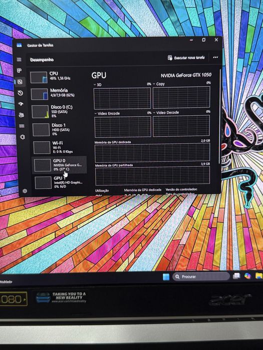Portátil Gaming Acer aspire 5 (pagamento 3x Klarna