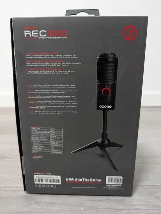 Microfone Ozone Rec X50
