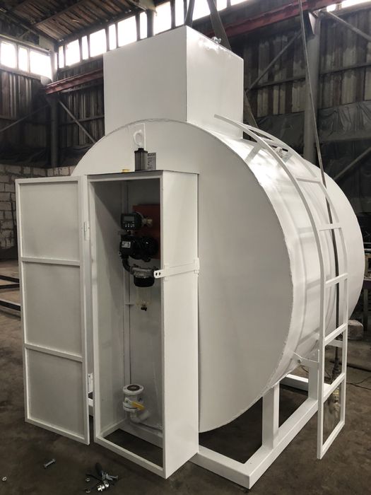 Металевий резервуар ВИГІДНО‼️Мобільний модуль Мини АЗС, бочка Цистерна